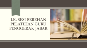 Aksi Nyata PGP Implementasi Pembelajaran Berpusat Pada Siswa