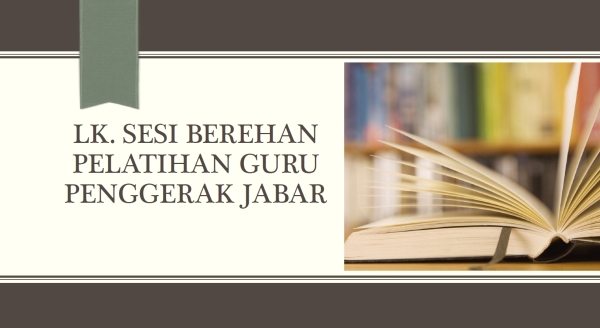 Aksi Nyata PGP Implementasi Pembelajaran Berpusat Pada Siswa